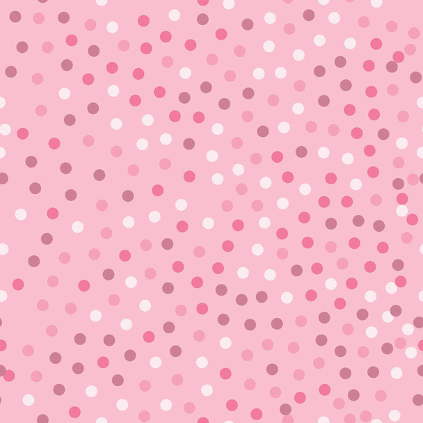Rosa pontilhado sem costura padrão ombre tons de rosa
 - Vetor, Imagem