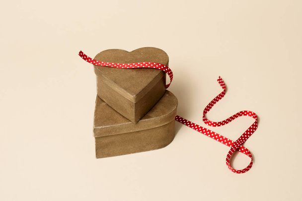 heart-shaped gift boxes - Foto, Imagem