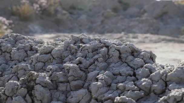 Ecological disaster, drawing of dry land - Footage, Video