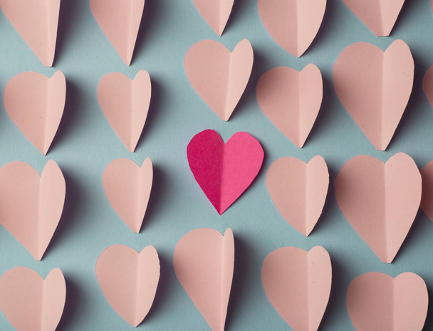 Liebe (Valentinstag) Hintergrund oder Hochzeit Hintergrund. rosa ein - Foto, Bild
