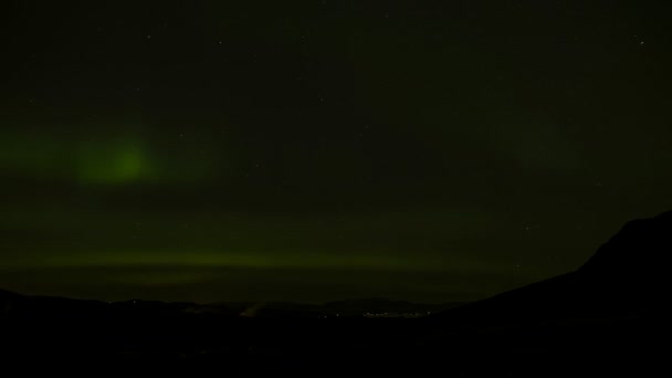 Northern lights in Hveragerdi, Iceland - Footage, Video