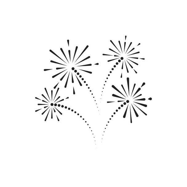 Illustrazione icona vettoriale fuochi d'artificio - Vettoriali, immagini