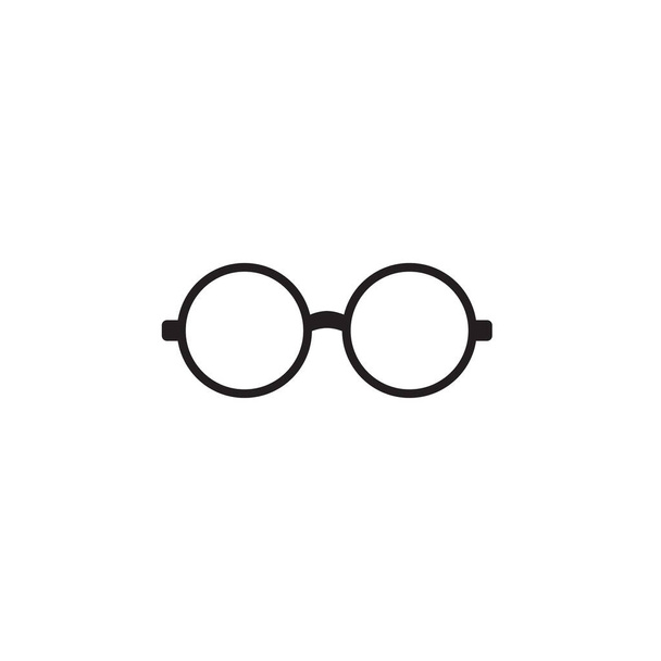 Brillenvektorsymbol. ausgekleidete flache Schilder für mobiles Konzept und Webdesign. Brillen-Glyphen-Symbol. Symbol, Logoabbildung. Vektorgrafik - Vektor, Bild