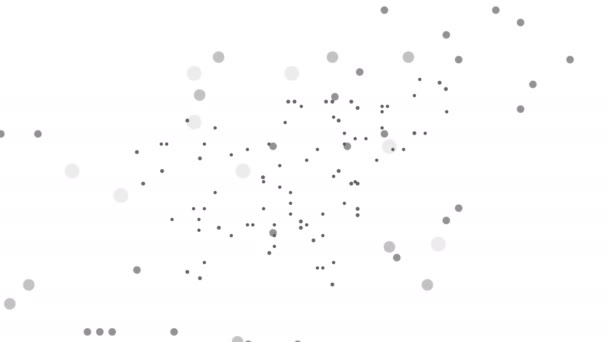 Carte pointillée particule de pixel à pois Slovénie, les points tombant style. Animation vidéo 4K. Dès que possible seront en mesure les autres pays
 - Séquence, vidéo