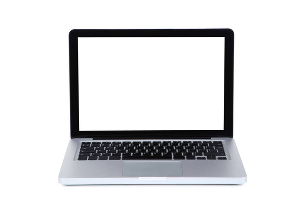 Φορητός υπολογιστής απομονωμένος σε λευκό φόντο - Φωτογραφία, εικόνα