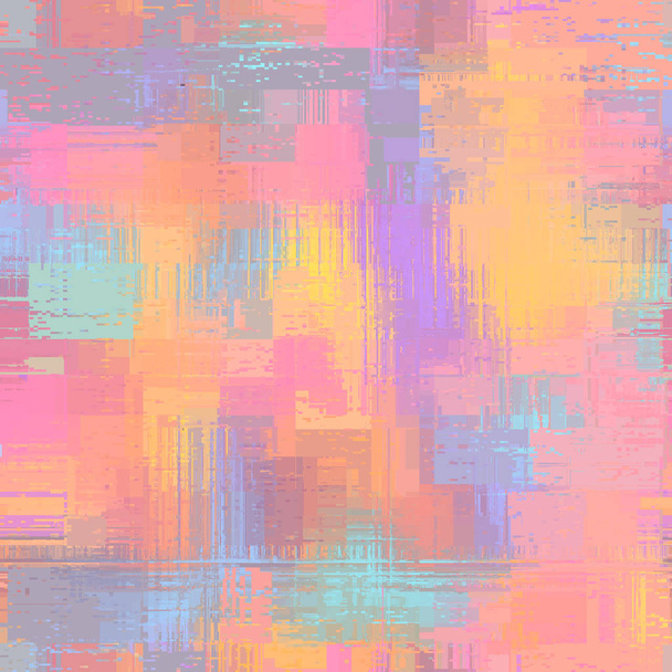 Image vectorielle avec imitation de la texture de datamoshing grunge. - Vecteur, image