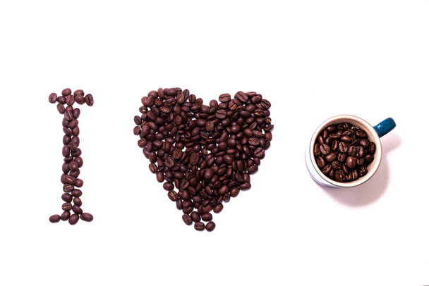 I love coffee sign - Foto, imagen