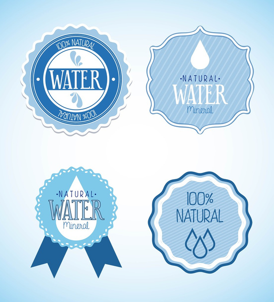natural water - Διάνυσμα, εικόνα