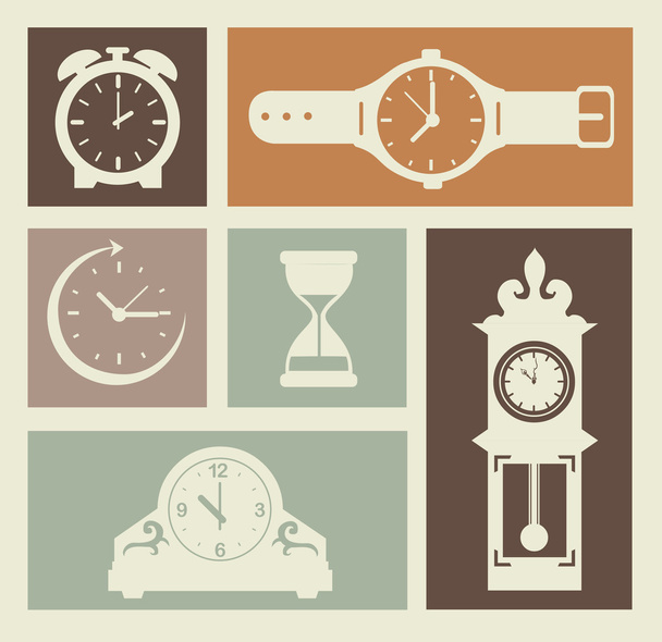 Reloj de diseño
 - Vector, imagen