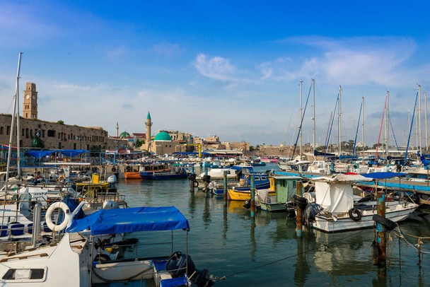 Akko, Acre παλιά πόλη βάρκες Ισραήλ - Φωτογραφία, εικόνα