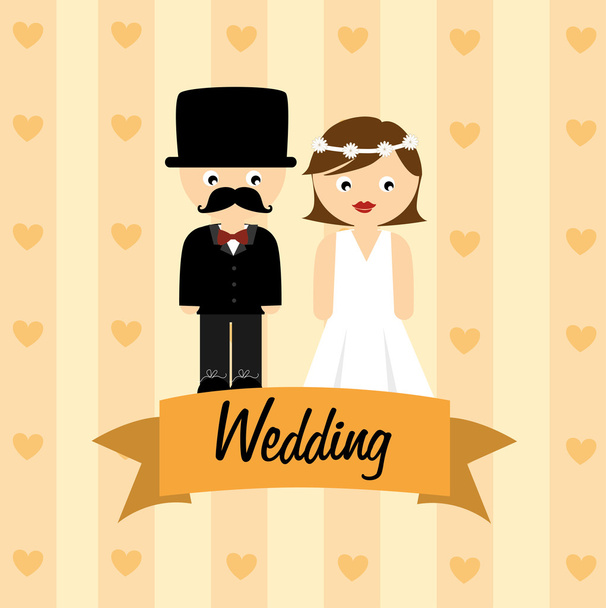 wedding design - ベクター画像