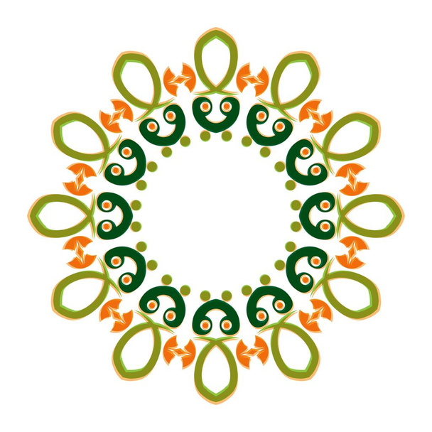 símbolo o logotipo Objeto de ornamento para diseño abstracto
 - Vector, Imagen