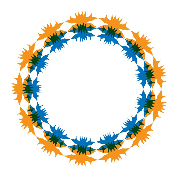 símbolo o logotipo Objeto de ornamento para diseño abstracto
 - Vector, Imagen