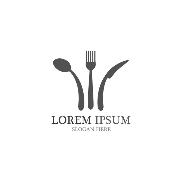 Forchetta e cucchiaio logo ristorante vettore
  - Vettoriali, immagini