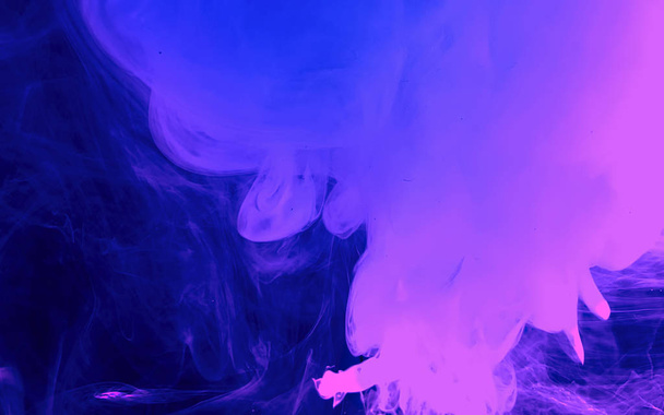 Space phantom blue and purple abstract background. Cool trending - Foto, Imagen