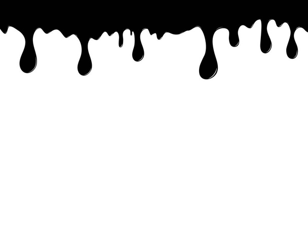 Kapající kapalina izolované na bílém pozadí - Vektor, obrázek