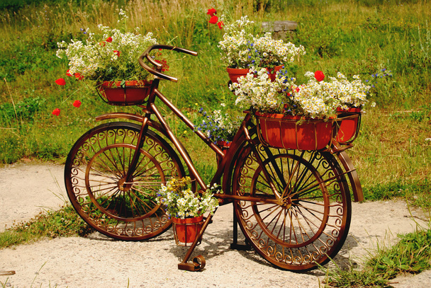 Vanha pyörä
 - Valokuva, kuva