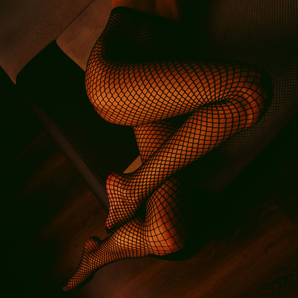 Naisten sukkahousut muoti jalat Sukkahousut verkkoon
 - Valokuva, kuva