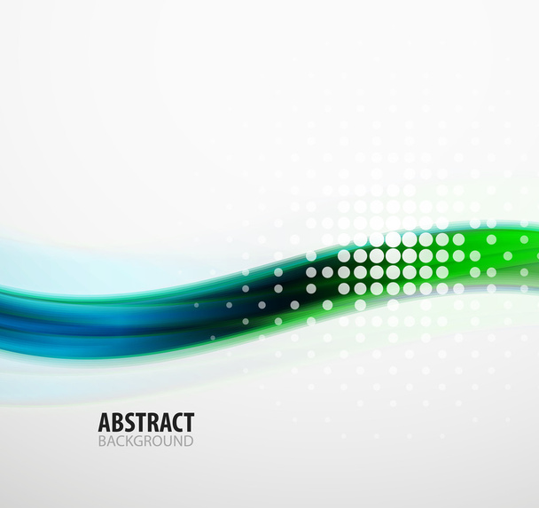 Зелено-голубая техно-абстракция
 - Вектор,изображение