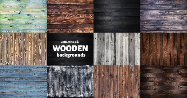 Collection de différents milieux en bois
 - Photo, image
