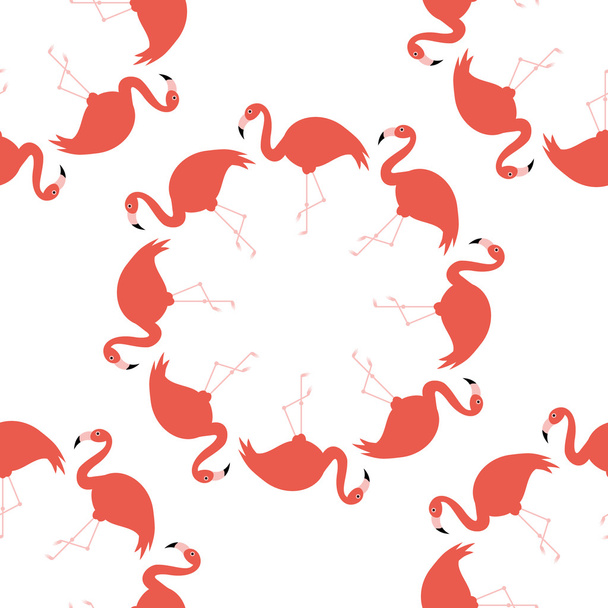 seamless flamingo pattern - Vektor, Bild