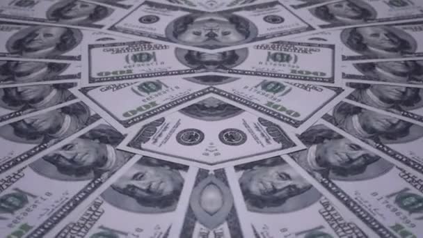 US dollars Money Kaleidoskope  - Footage, Video