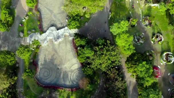 Photo aérienne du parc municipal de Taipei, Taiwan, Yonghe No. 4 Parc, Nouvelle ville de Taipei
 - Séquence, vidéo