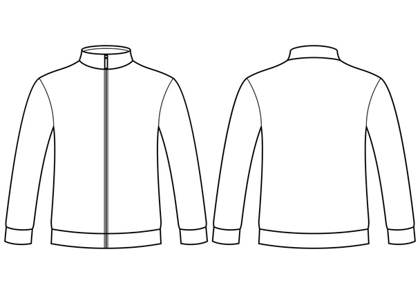 Blank sweatshirt template - Vector, Image