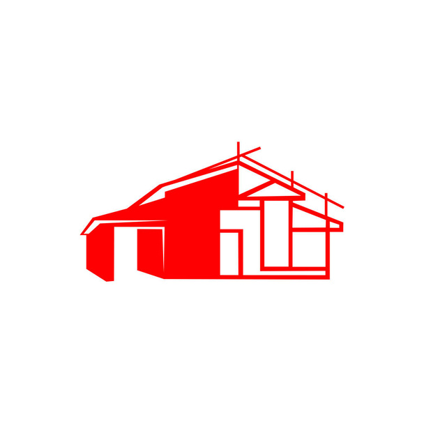 Modèle de logo de construction, conception de logo vectoriel immobilier, logo immobilier écologique
,  - Vecteur, image