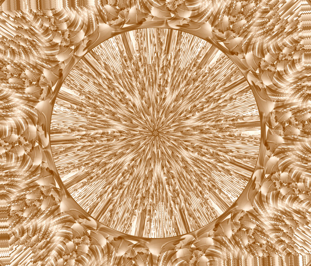 Geometrická abstraktní ornament. kaleidoskop. 0135. - Fotografie, Obrázek