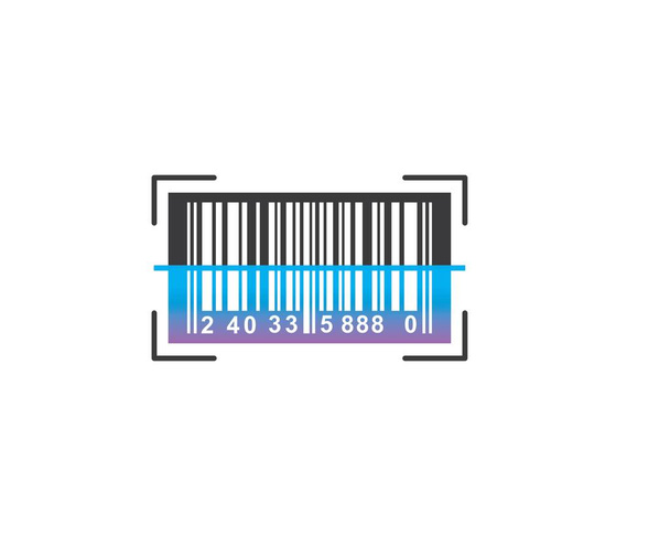barcode vector pictogram illustratie ontwerp - Vector, afbeelding