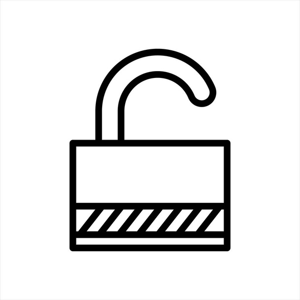 Protection Unlock icon symbol Illustration Design - Vector, Image