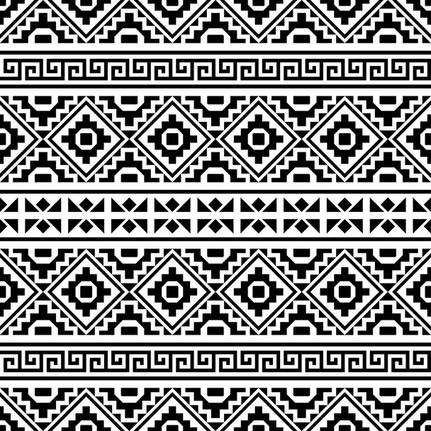 Design etnico tribale geometrico in bianco e nero
 - Vettoriali, immagini