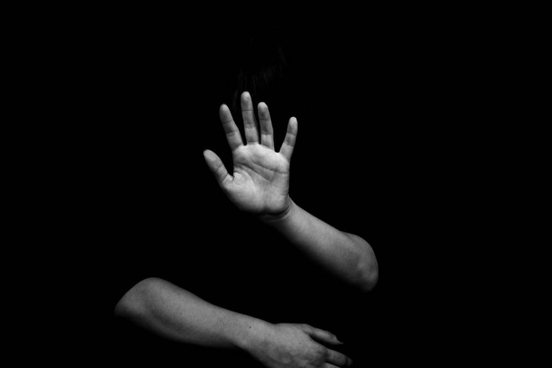 Stop violence against women - Valokuva, kuva