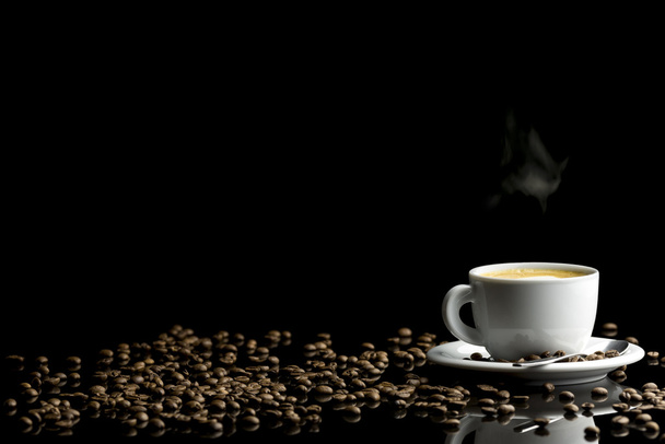 luxe koffie instelling - Foto, afbeelding