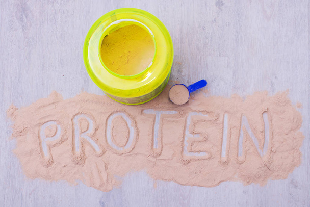 Sporcular için protein veya besin desteği - Fotoğraf, Görsel