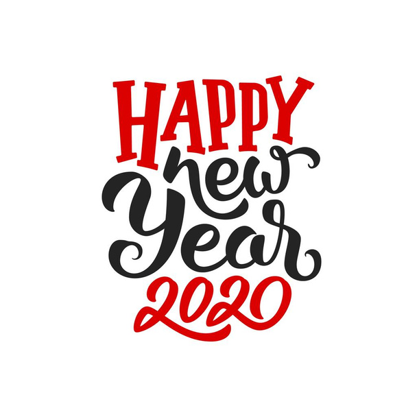 Feliz Ano Novo 2020 vetor design cartão de saudação
 - Vetor, Imagem