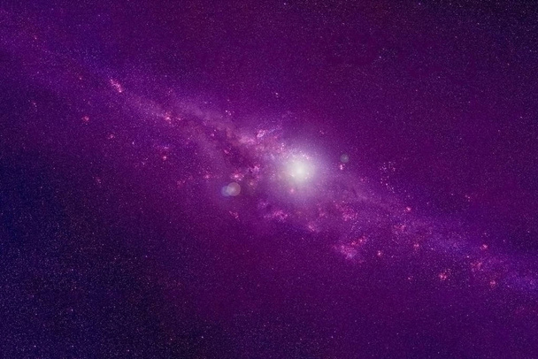 Ένας όμορφος γαλαξίας στο βαθύ διάστημα. Σύνθεση φόντου. Στοιχεία αυτής της εικόνας παρασχέθηκαν από τη Nasa. - Φωτογραφία, εικόνα