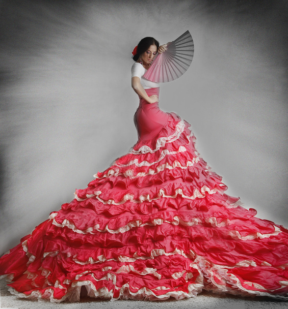 Flamenco-Tänzerin - Foto, Bild