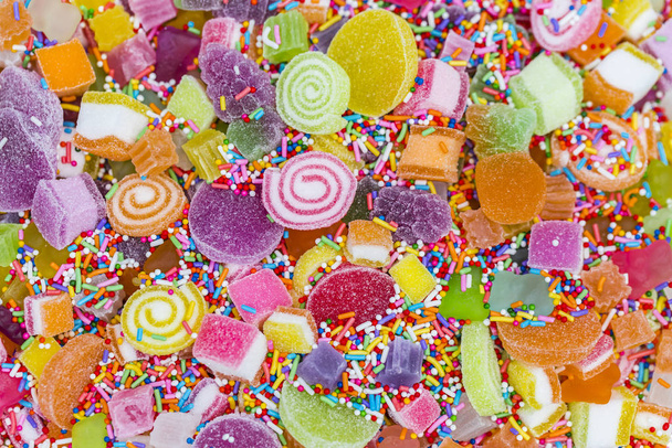 барвистий желе і цукор
 - Фото, зображення