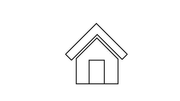 Домашня піктограма ізольована на тлі. Модний солодкий символ
 - Фото, зображення