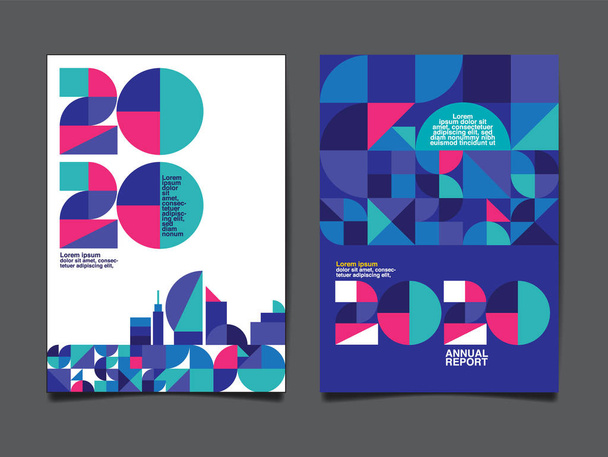 annual report 2020,2021 ,future, business, template layout desig - Vector, Image