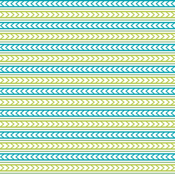 Vector ethnic boho seamless pattern in maori style. Geometric border with decorative ethnic elements. Pastel colors horizontal pattern. - Vector, Image