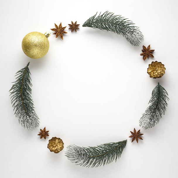Christmas wreath. - Valokuva, kuva