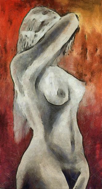Γυμνή γυναίκα - Φωτογραφία, εικόνα