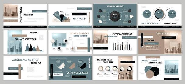 This template is the best as a business presentation, used in marketing and advertising, flyer and banner, the annual report. - Vector, Image