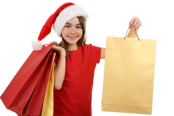 Girl with shopping bags - Zdjęcie, obraz