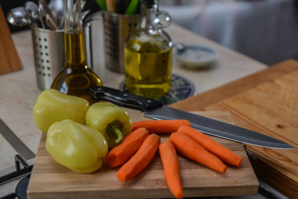  fresh vegetables on the table - Zdjęcie, obraz