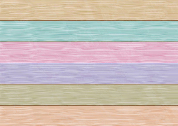 Фон из разноцветных деревянных досок
 - Вектор,изображение