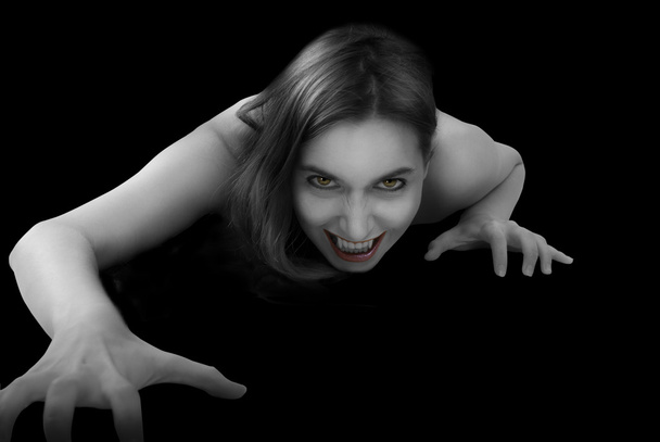 Portrait of a female vampire - Photo, Image